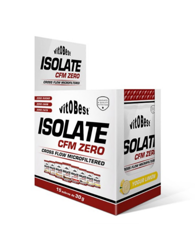 Isolado Cfm Zero 15 Envelopes 30g Limão Vit.O.Best Energy