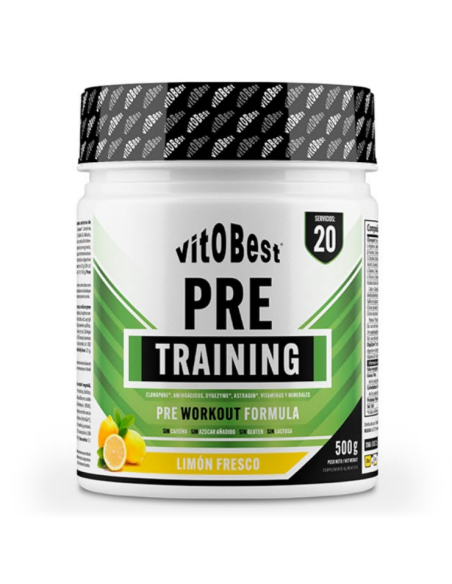 Pre Training 500 g Limón Vit.O.Best  Energía y Vitalidad