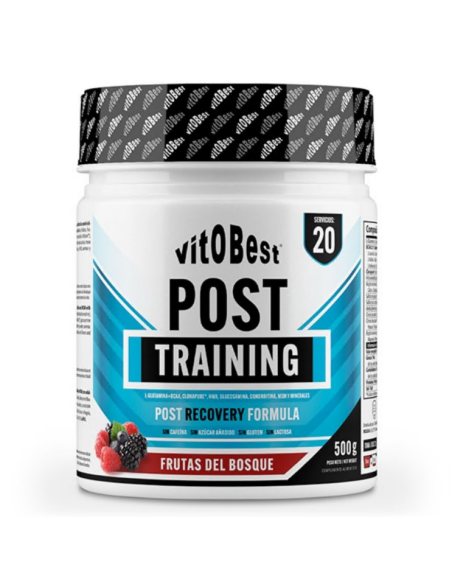 Post Training 500 G Frutos Rojos Vit.O.Best  Energía y Recuperación
