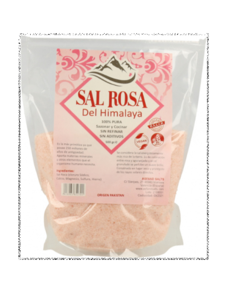 Sal Rosa Del Himalaya 500Gr. de Ynsadiet