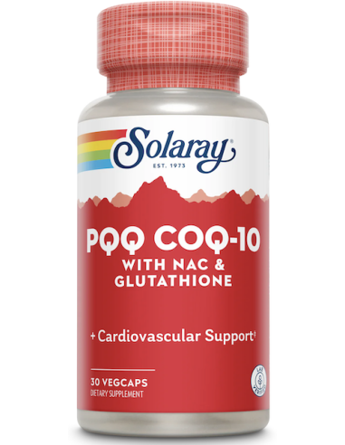 Pqq Coq10 Solaray 30 Caps Veganas – Energía y Vitalidad