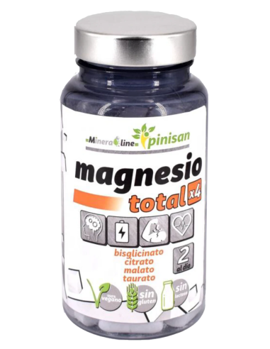 Magnesio Total x4 50 Comp Pinisan  Energía y Bienestar