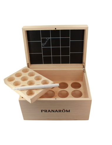 Aromateca para 18 Frascos Aeqt/Perlas Av Pranarom Calidad