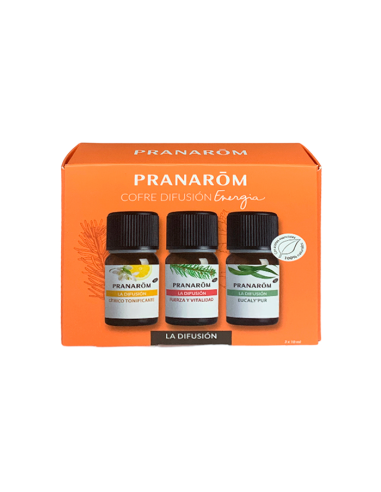 Cofre Energía Eco Pranarom 3x10 ml  Vitalidad Natural