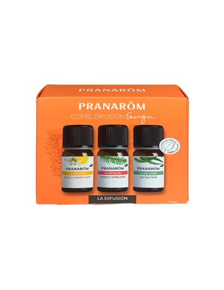 Cofre Energía Eco Pranarom 3x10 ml  Vitalidad Natural