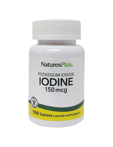 Iodine (Yoduro De Potasio) 100 Comprimidos de Natures Plus