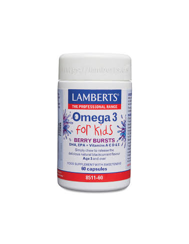 Pack 5 Omega 3 para niños 60 cápsulas Lamberts oferta
