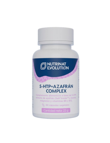 5-Htp + Azafrán Complex 30 Vcaps de Nutrinat Evolution