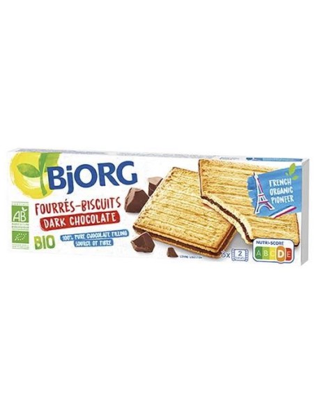 Galletas Bio Bjorg 150g con Relleno de Chocolate Natural