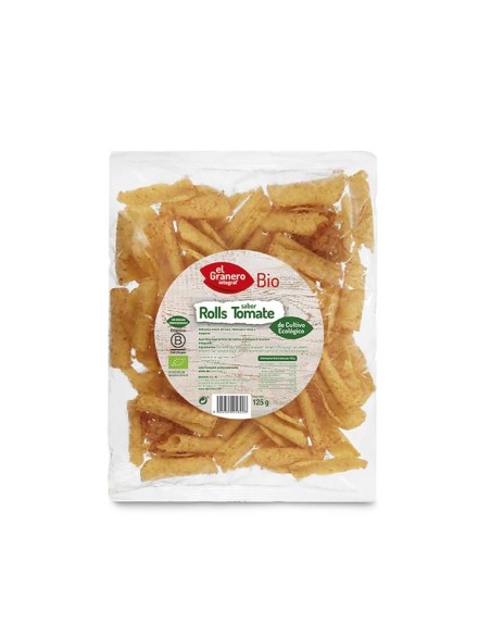 Nachos Bioroll'S con Tomate Bio 125 g - El Granero Integral