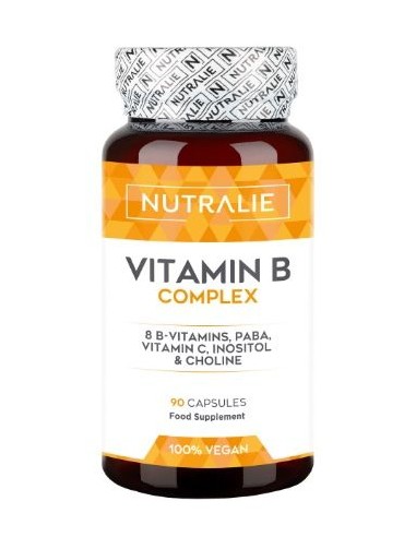 Complexo Vitamina B 90 Cap Vegan Nutralie Energia Natural