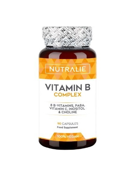 Complexo Vitamina B 90 Cap Vegan Nutralie Energia Natural