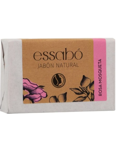 Jabón Natural Rosa Mosqueta 100g Essabo Artesan Estuche