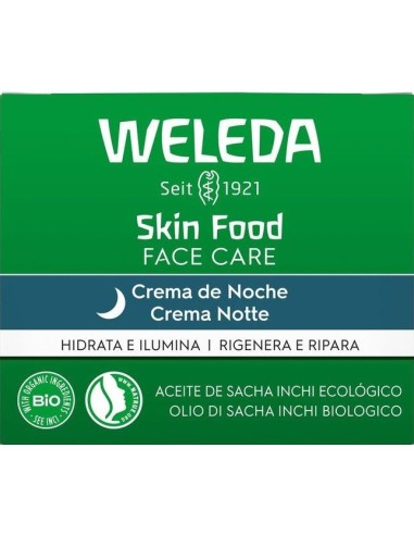 Skin Food Crema de Noche 40ml Weleda  Hidratación Intensa