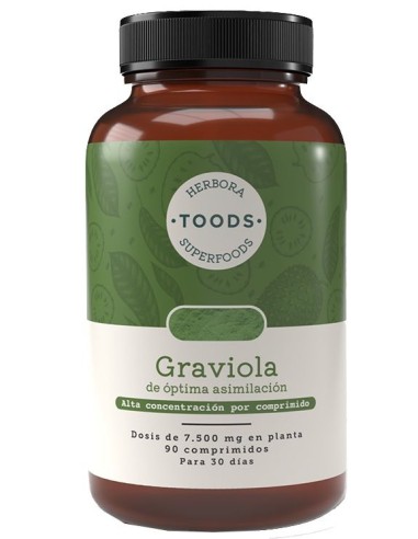 Toods Superfoods Graviola 90 Comprimidos Herbora Natural