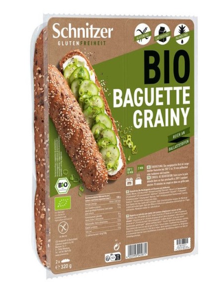 Pan Baguette de Semillas Grainy Sin Gluten
