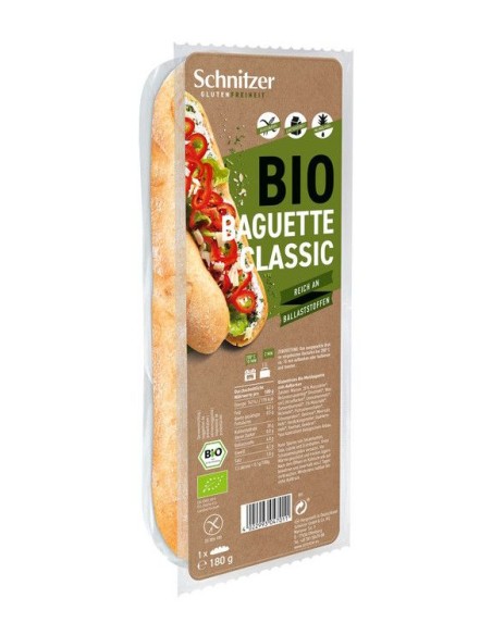 Pan Baguette Clásico Sin Gluten Bio