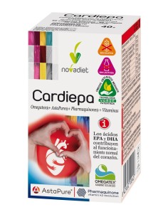 Cardiepa 60 Cápsulas Blandas Novadiet  Salud Cardiovascular 2