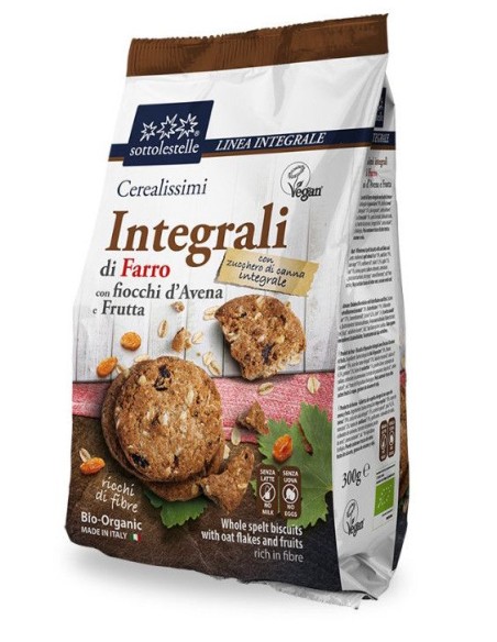 Galletas de Trigo Espelta Integral con Avena y Fruta