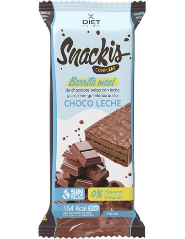 Snackis Compleat Choco Leche Herbora  Nutrición y Sabor