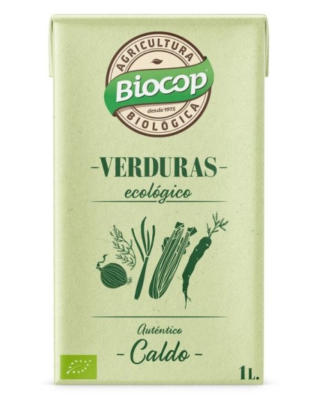 Caldo De Verduras Autentico  Tetrabrick 1Lt Bio de Biocop