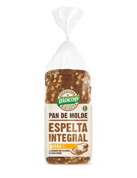 Pan de Molde de Trigo Espelta Integral con Copos de Avena