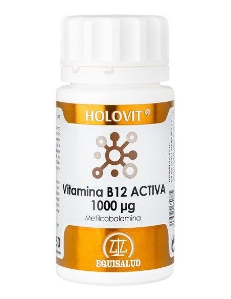 Holovit B12 Activa 1000 µg  50 Cápsulas Equisalud