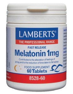 Melatonina 1 mg Liberación Rápida  NOVEDAD de Lamberts 2