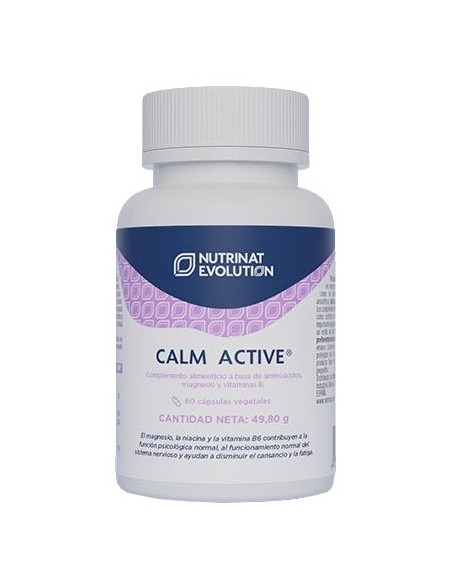 Calm Active 60 Vcaps Nutrinat Evolution  Bienestar Natural