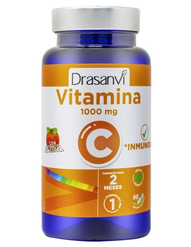 Vitamina C 1000Mg 60 Cápsulas Drasanvi