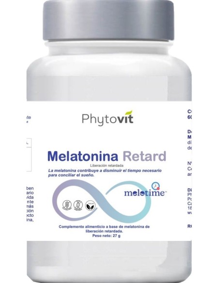 Melatonina Retard 60 Vcaps Phytovit – Sueño Natural y Profundo