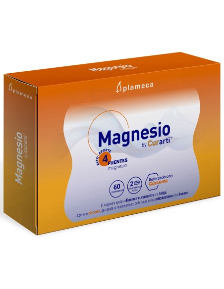 Magnesio By Curarti 60 Comp. Plameca  Energía y Bienestar