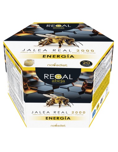 Regal Abeja Energia Jalea Real 2000 20Viales de Novadiet