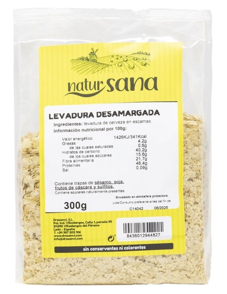 Levadura Desamargada