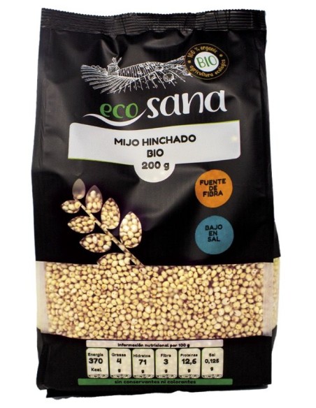Mijo Hinchado Bio 200G Ecosana | Snack Saludable Natural