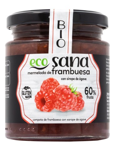 Mermelada de Frambuesa con Sirope de Ágave Bio