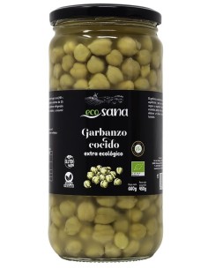Garbanzo Cocido Extra Bio 660-450G Ecosana 2