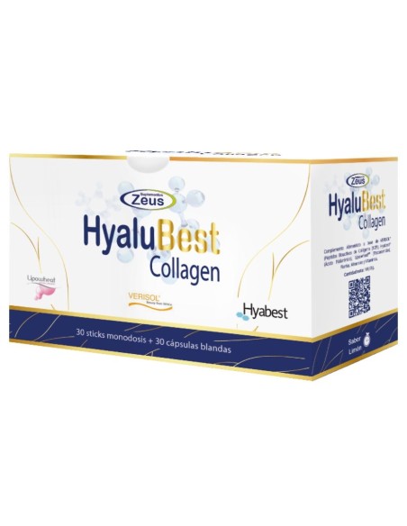 Hyalubest Colagen Zeus 30 Sticks + 30 Cápsulas Antiedad