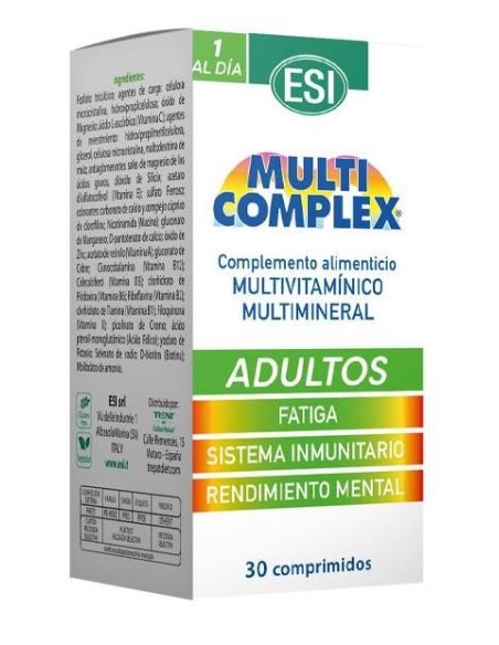 Multicomplex Adultos 30 Comp. Trepatdiet-Esi | Vitalidad diaria
