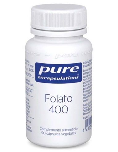Folato 400 90cap Pure Encapsulations | Suplemento de Calidad