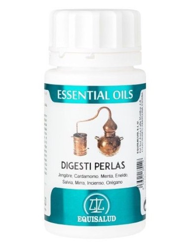 Essentials Oils Digesti 60 Perlas Equisalud  Bienestar Digestivo