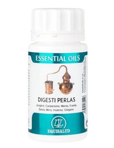 Essentials Oils Digesti 60 Perlas Equisalud  Bienestar Digestivo