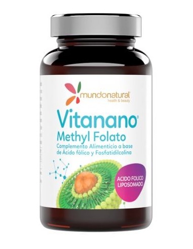 Vitanano Methy Folato Liposomado 30 cápsulas Mundonatural