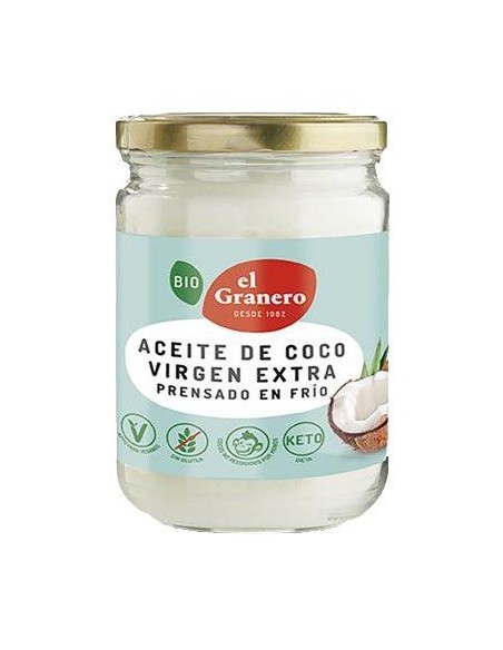 Aceite De Coco Virgen Extra Bio, 400 Ml de El Granero Integral