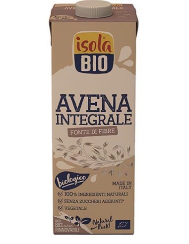 Bebida Vegetal Avena Integral Bio Isola 1L – Natural y Saludable