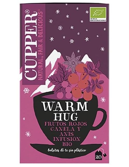 Warm Hug Frutos Rojos Canela Inf Bols Bio Vegan de Cupper