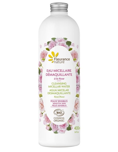 Agua Micelar Desmaquillante Con Rosa 400Ml. Bio de Fleurance