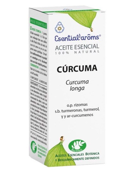 Óleo Essencial de Cúrcuma 10 ml Esential Aroms Puro e Natural
