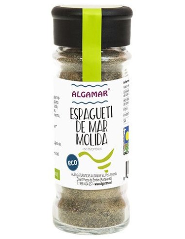 Alga Espagueti Molida en Tarro de Vidrio | Algamar Natural