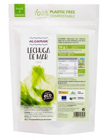 Alga Lechuga de Mar en Copos